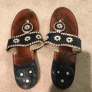 Navy and White Jack Rogers